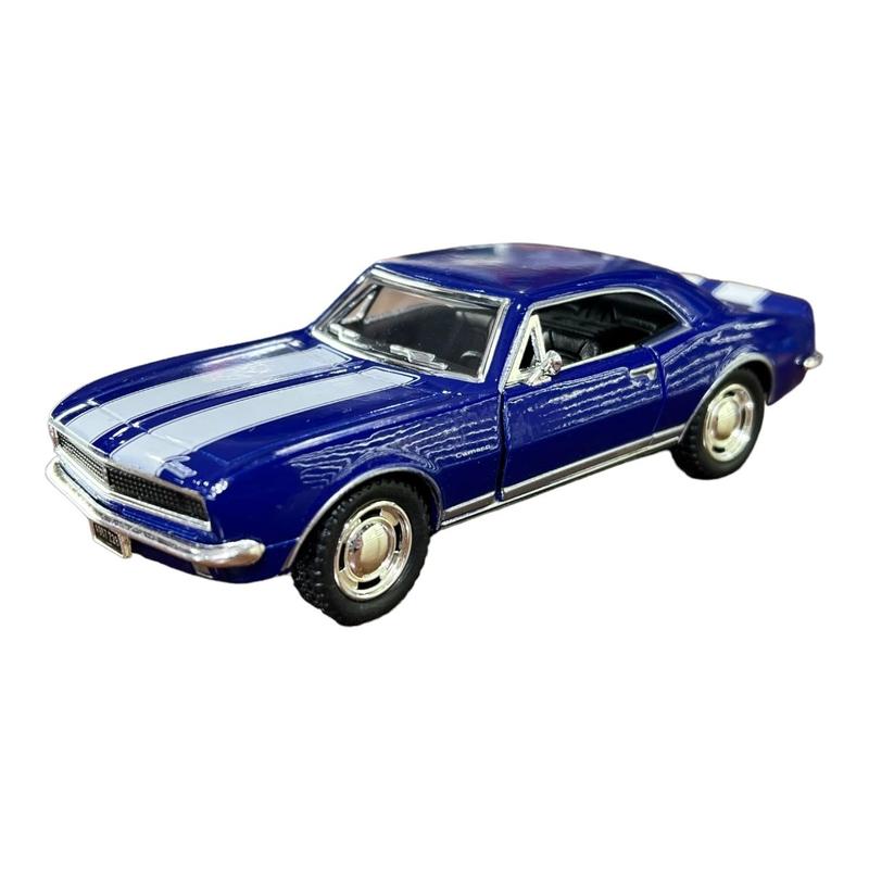 Miniatura Chevrolet Camaro Z28 1967 Azul Metal 1:37 - Kinsmart